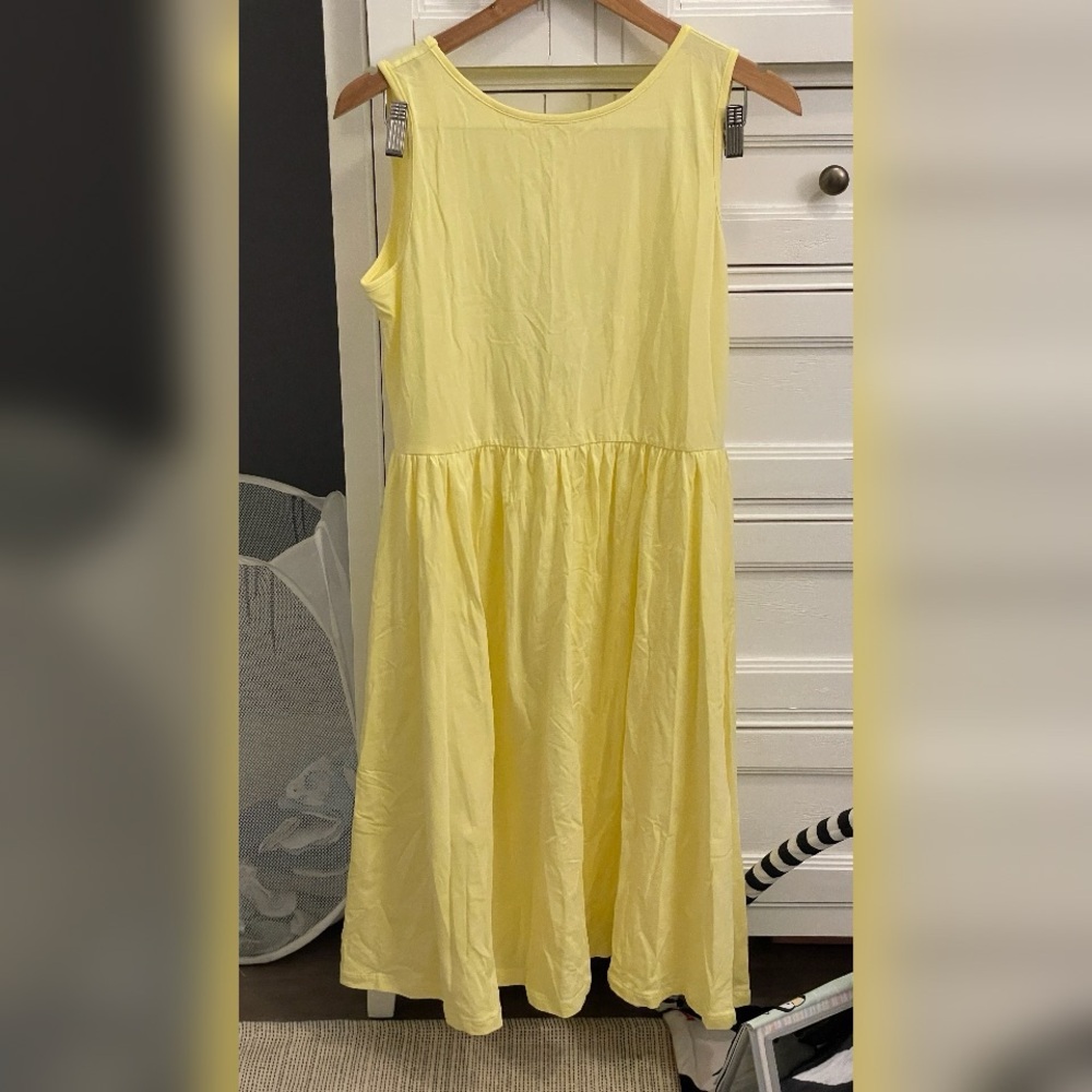 ASOS Yellow Sleeveless Dress